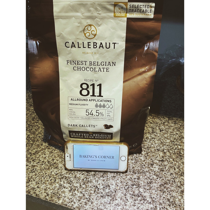 

Cabina Cokelat Barry Callebaut 811 Dark Chocolate Couverture Callets 54,5%
