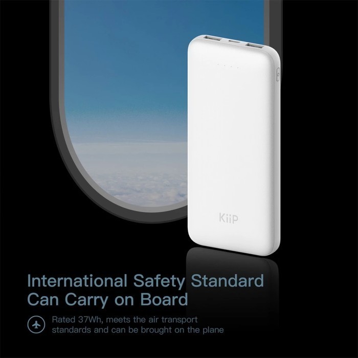 Kiip E33 Powerbank 10Mah Dual Output Power Bank 10 Mah