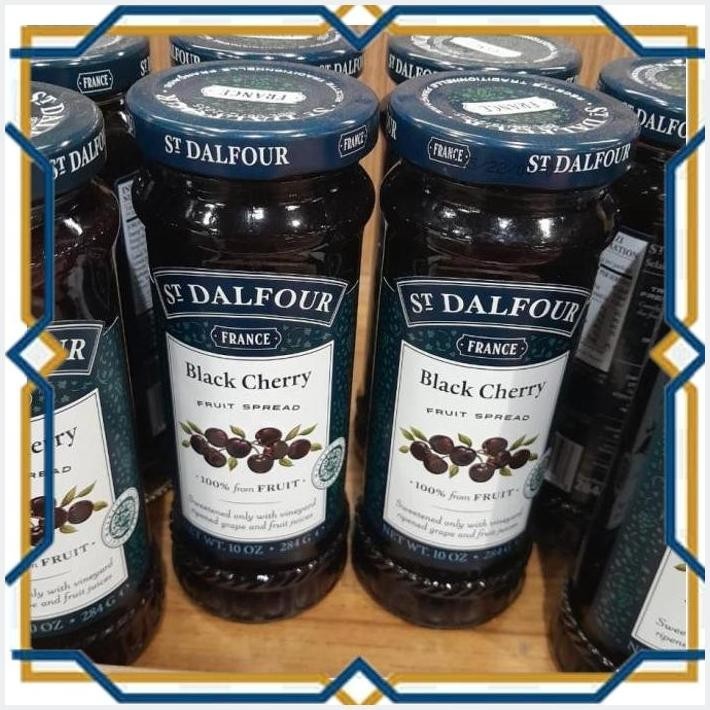 

[LDY] ST DALFOUR JAM BLACK CHERRY FRUIT SPREAD 284GR