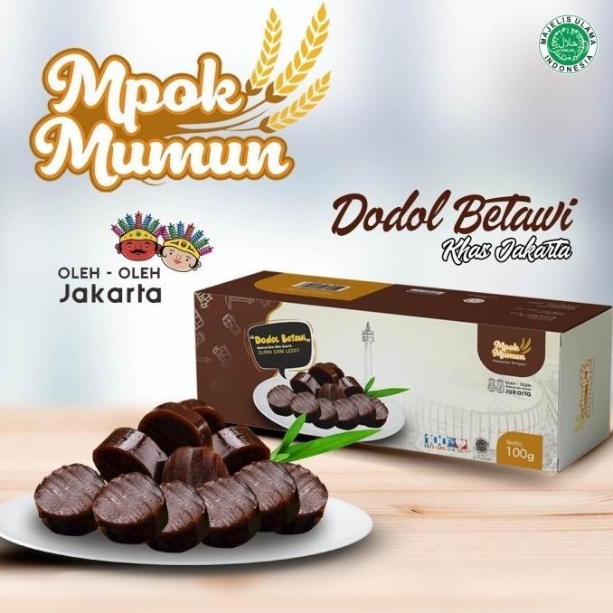 

Dodol Betawi asli Mpok Mumun oleh oleh dari jakarta