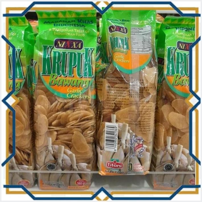

[LDY] NIXXA KERUPUK BAWANG 380GR GARLIC CRACKERS