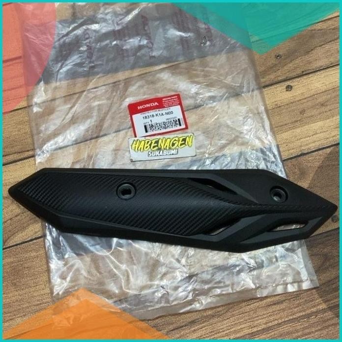 tutup cover tameng protector knalpot beat eco esp street led 2021 ORI