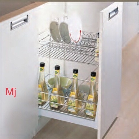 Rak Piring Botol Bawah Stainless Chrome Bukan Taco