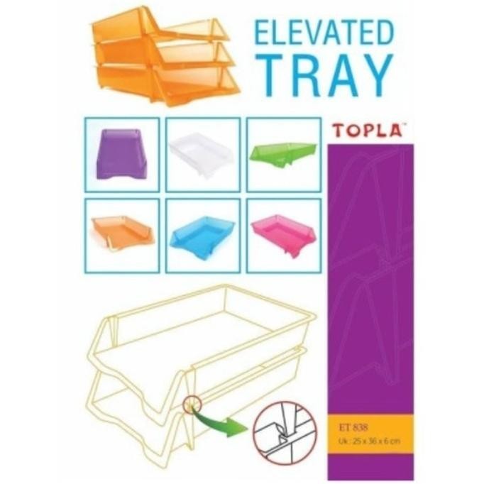 

Rak Meja Rak Dokumen Kertas 3 Susun - Document Tray LA