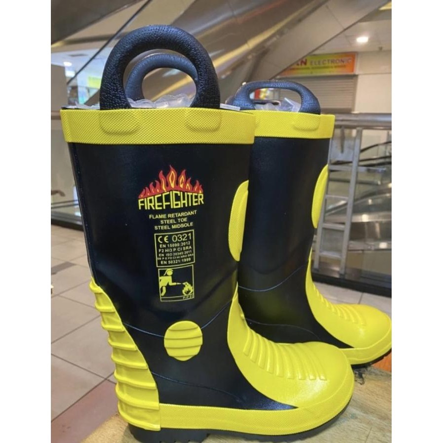 Sepatu Pemadam Fire Fighter Termurah/ Sepatu Pemadam Kebakaran