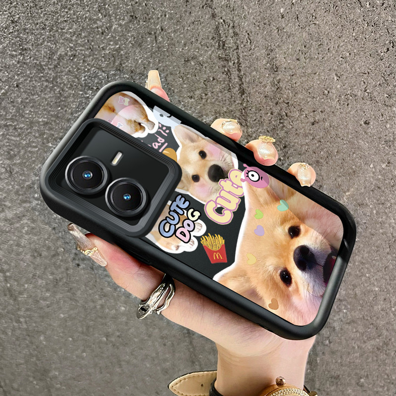 Casing Hp VIVO Y22 VIVO Y22s Case pelindung lensa kamera Kesing HP Pegangan anti selip perlindungan 