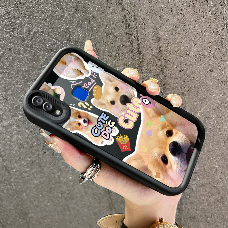 Casing Hp VIVO Y95 Y93 Y93s Y91 Y91i Case pelindung lensa kamera Kesing HP Pegangan anti selip perli