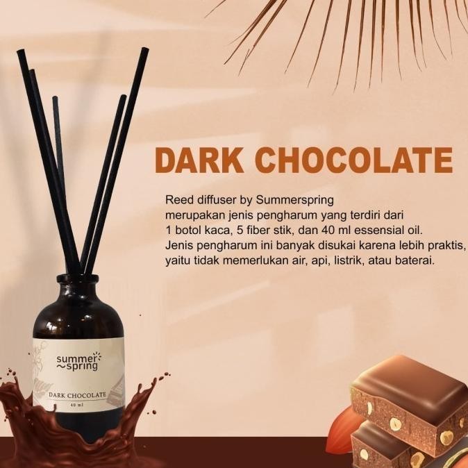 

Reed Diffuser Pengharum Ruangan Kamar Mandi Toilet - DARK CHOCOLATE P19A