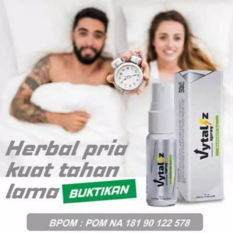 Paling dicari Vytaliz Spray Herbal kuwat pria Tahan Lama/Obat Kuat Semprot Tahan Lama/PENAMBAH STAMI