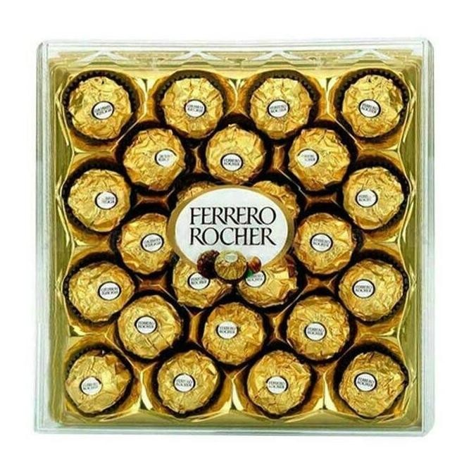 

Ferrero Rocher T24 isi 24 Chocolate Hazelnut Premium Coklat Cokelat MRS03