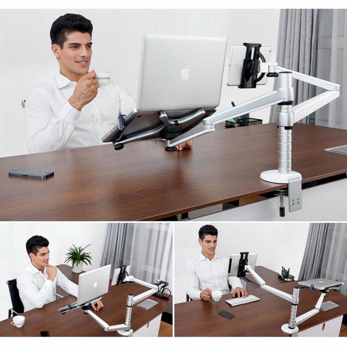 Bracket Monitor Stand 2in1 Combination For Laptop &amp; Tablet