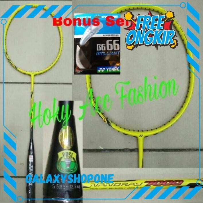 NEW PRODUK RAKET BADMINTON YONEX NANORAY 7000 - ORIGINAL MADE IN JAPAN BEST QUALITY 