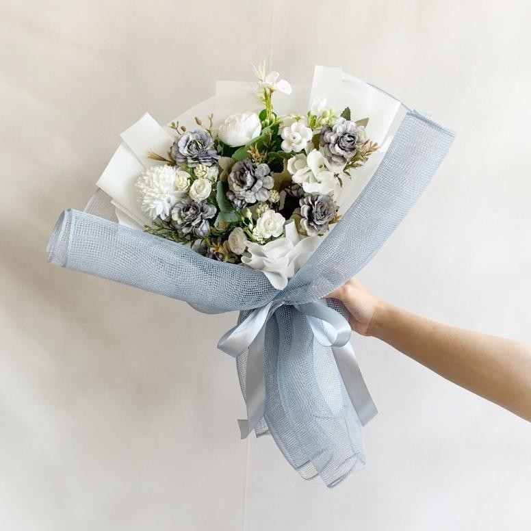 gd-12 Echiiglo - (READY STOCK) mix flower bouquet /buket bunga artificial kado cowo cewe ultah wedding wisuda anniversary valentine day kelulusan perpisahan Premium cewe cowo cewek cowok ulang tahun valentines mothers day hari ibu Termurah