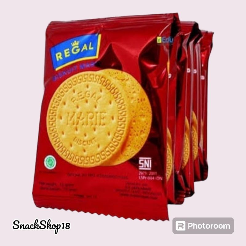 

Regal Biskuit Marie Renceng | 1 Pack isi 10 Bungkus