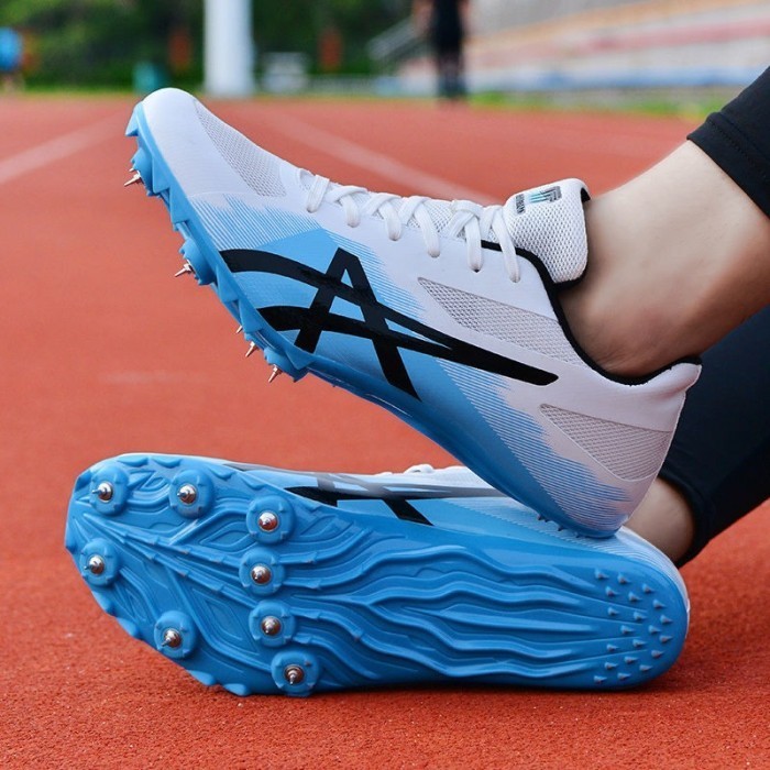 Tra And Field Spikes Sprint Spikes Lari Lompat Jauh Sepatu Lari Lomp