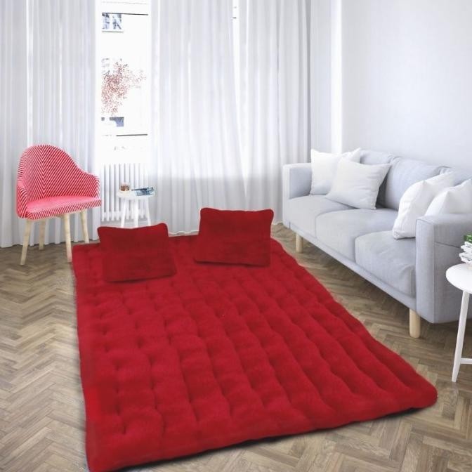 Kasur Bulu Rasfur Gender Surpet Karpet Gender Menul Tebalbulu Bulu Fithakey