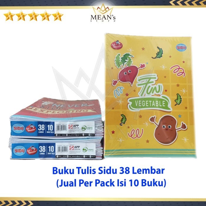 

JUAL Buku Tulis Sidu 38 Lembar / Sidu 38 / Buku Tulis 38 Lembar TK SD SMP