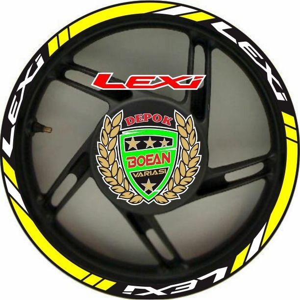 Cutting Sticker Yamaha Lexi Sticker Lis Velg Lexi