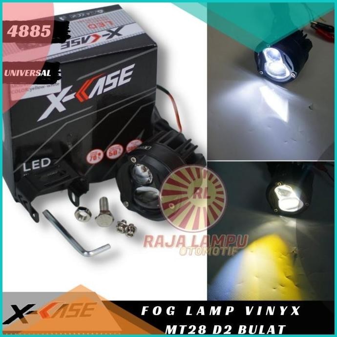 FOGLAMP LED LASER MT28 VINYX BULAT LAMPU TEMBAK SOROT LED LASER PUTIH