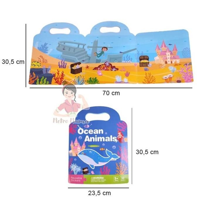 

Promo Besar Buku Aktivitas Stiker Anak Reusable Stiker Book Waterproof