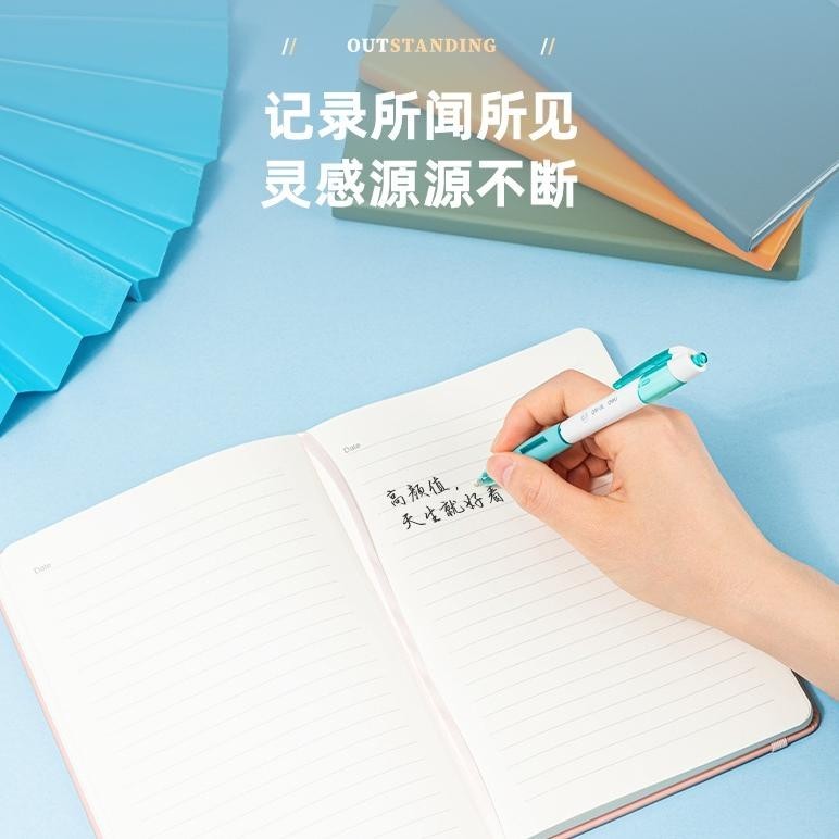 

DELI LEATHER COVER NOTEBOOK / BUKU CATATAN COVER KULIT A5 96 LEMBAR WARNA PASTEL 22295 TERLARIS