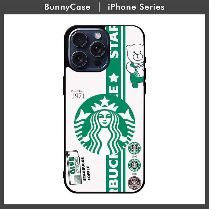 Case Casing iPhone 15 14 13 12 11 Pro Max Mini Plus iPhone X Xs Xr Starbucks Coffee LZ0023