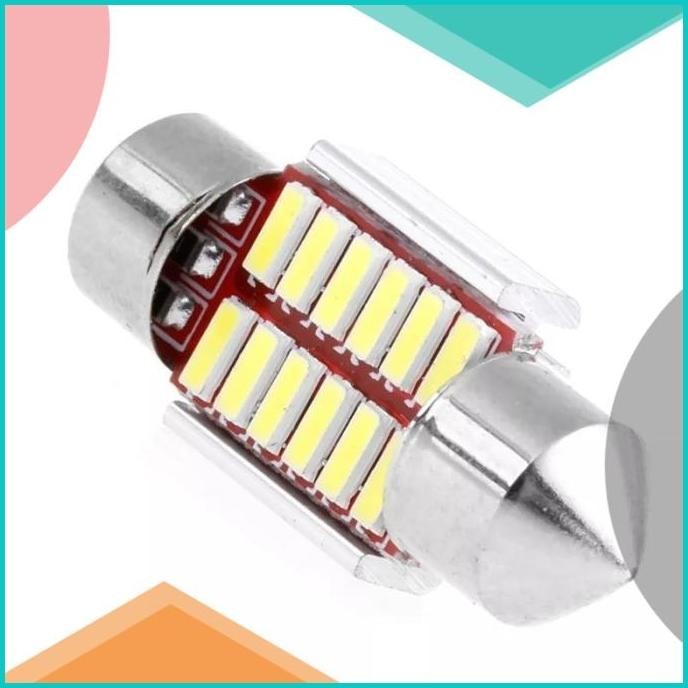 Lampu Led Plafon canbus interior Kabin Cabin Fastoon 12 led SDM 31 mm