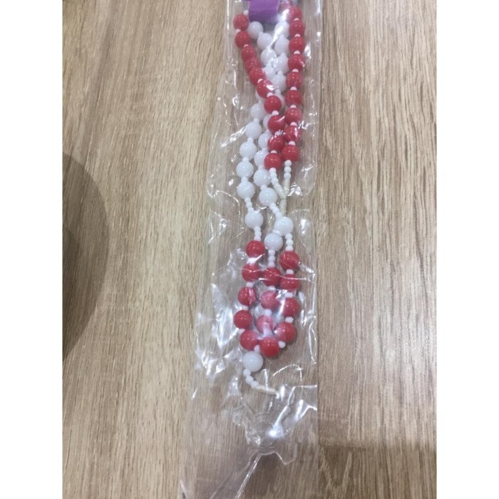 Min Rosario Merah Putih-Kalung Rosario-Rosario Murah