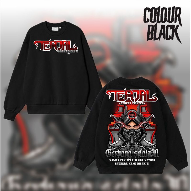 Sweater PSHT Terate Terjal Street fighter Gerbang Selatan