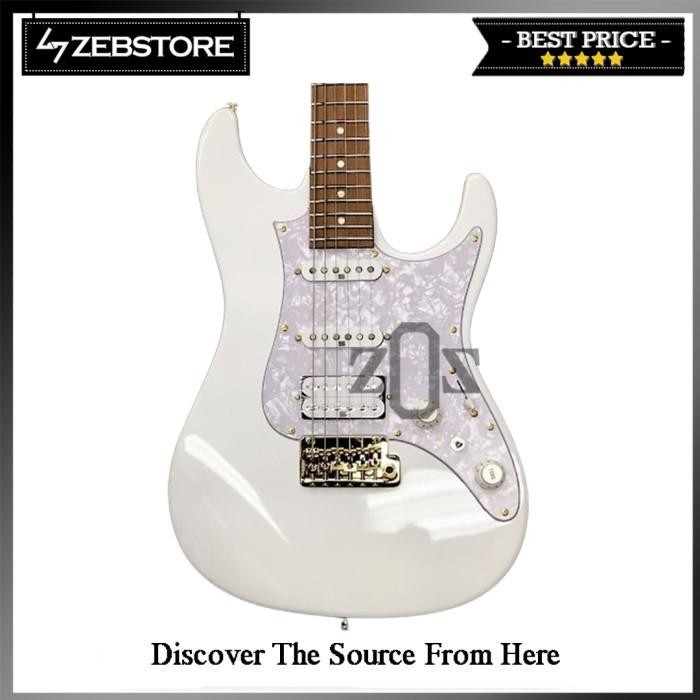 Pickguard Gitar Guitar Ibanez AZ Essentials White Pearl HSS 3 Ply Best Seller