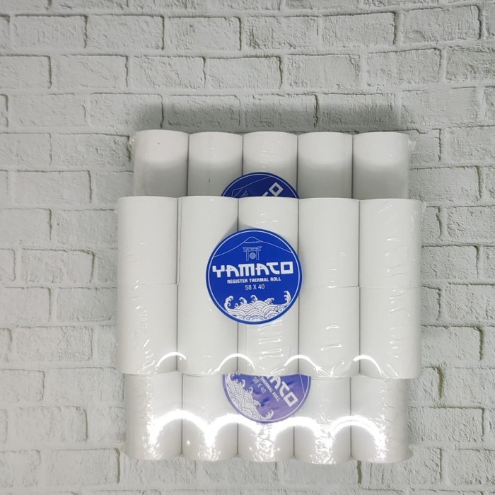 

(Paket 20 Roll) Kertas Thermal Paper Roll Ukuran 58 X 40 Kas Paper