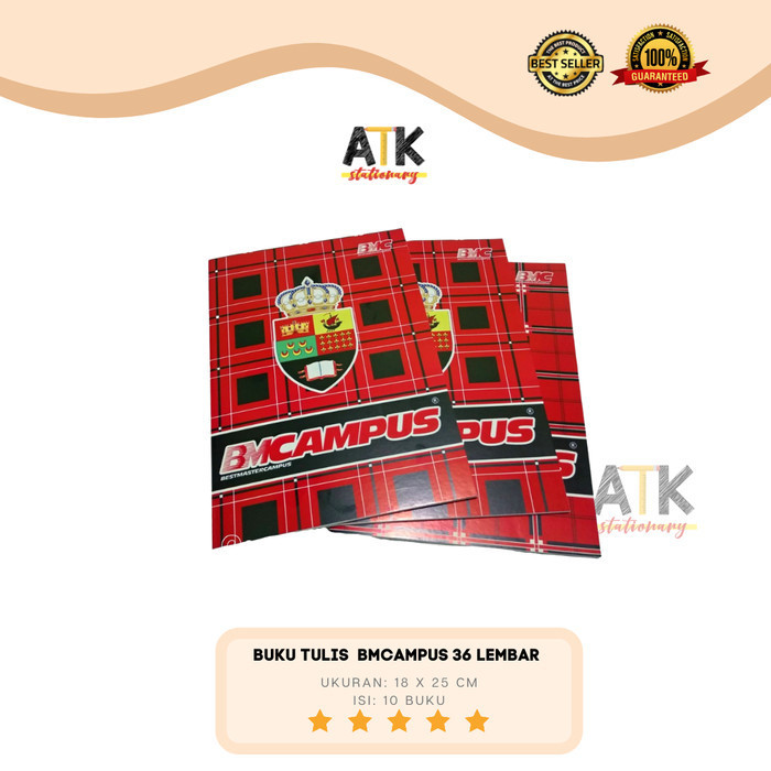 

HRG DISKON Buku Tulis BMC Boxy BM Campus 36 Lembar atk