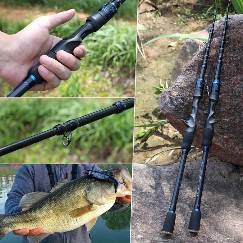 Big Sale Indonesia Spot Daiwa Joran Carbon Solid Joran Pancing Spinning Joran Tegek Ruas Pendek Kaku