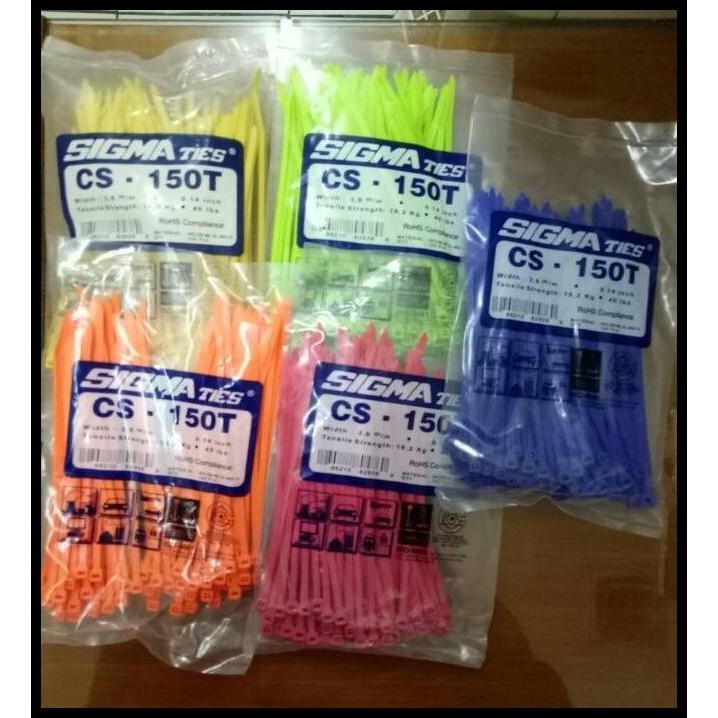 

DISKON CABLE TIES SIGMA CS150T WARNA