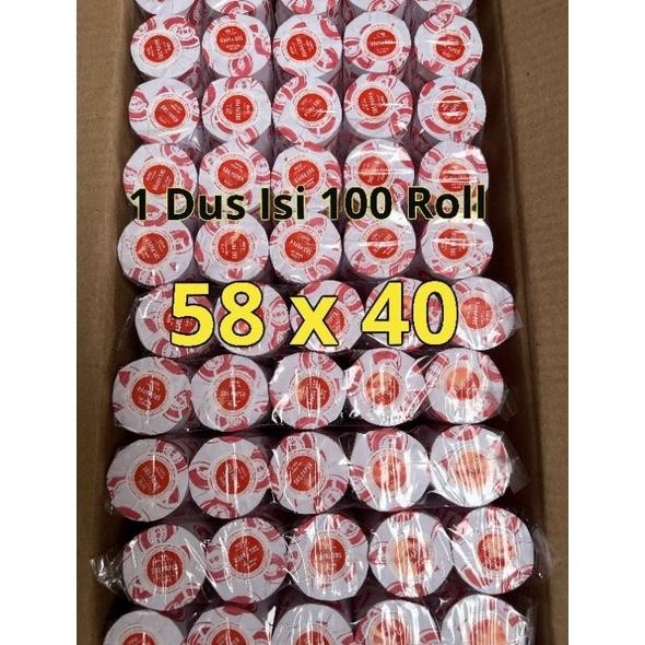 

Banyak Diskon!!! 100 Kertas Kasir 58X40 Thermal Roll
