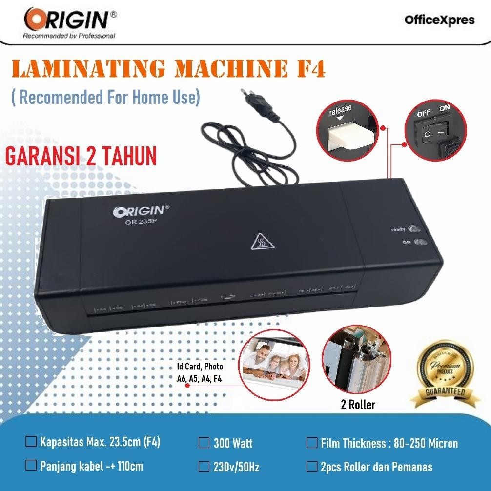 

Banyak Promooo !!! Mesin Laminating A4 / Laminating F4 / Laminator Machine Id Card Or235P