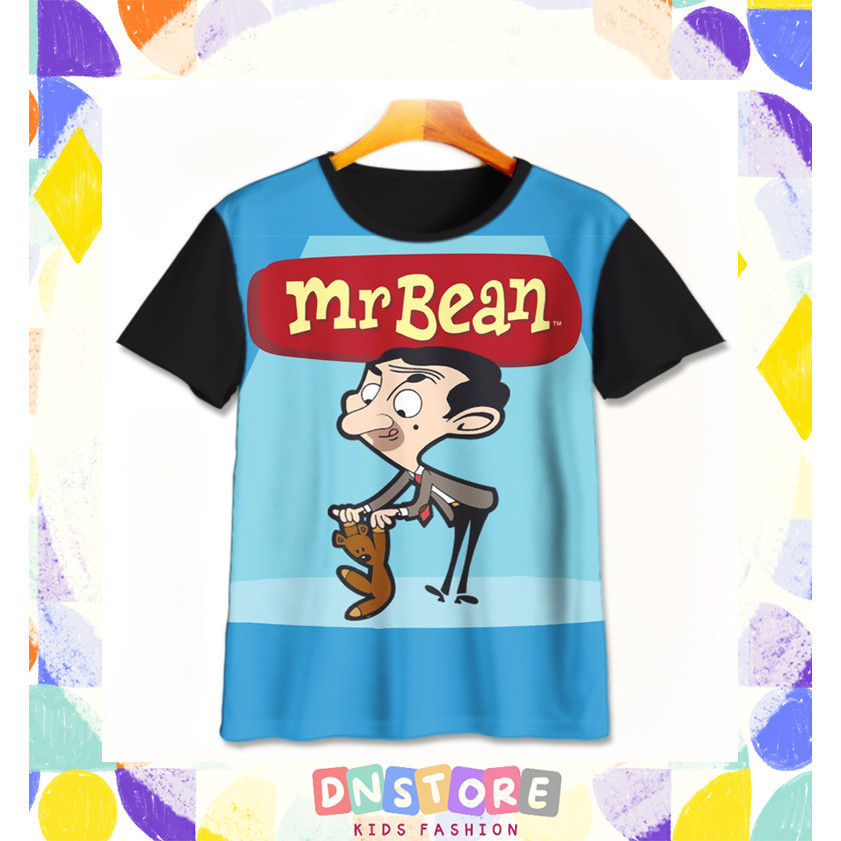 Kaos Anak Mr Bean v4 Baju Film Animasi Kartun Anak Mr Bean 3D Printing Untuk Umur 1-12 Tahun - Dn ST