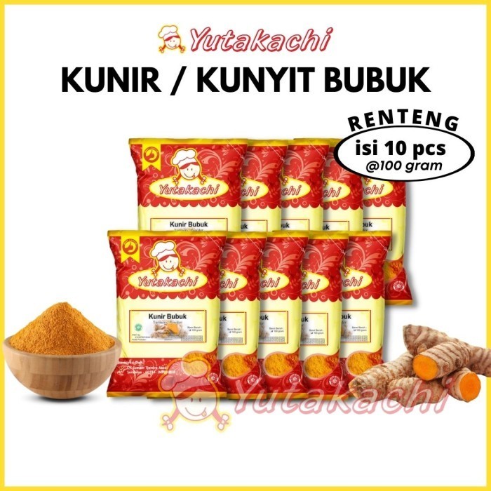 

[Renteng] Kunir Bubuk 100Gram (10Pcs) Yutakachi