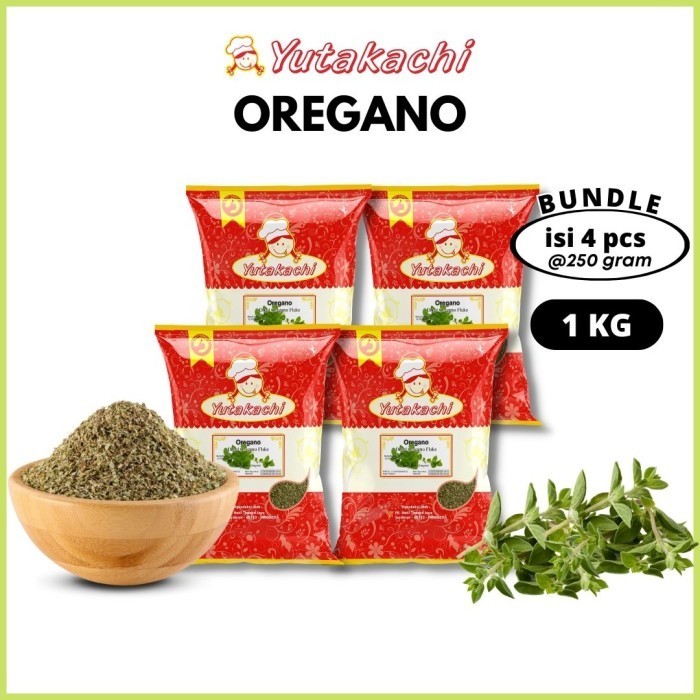 

[1Kg] Oregano Flake 250 Gram Yutakachi / Bumbu Kontinental