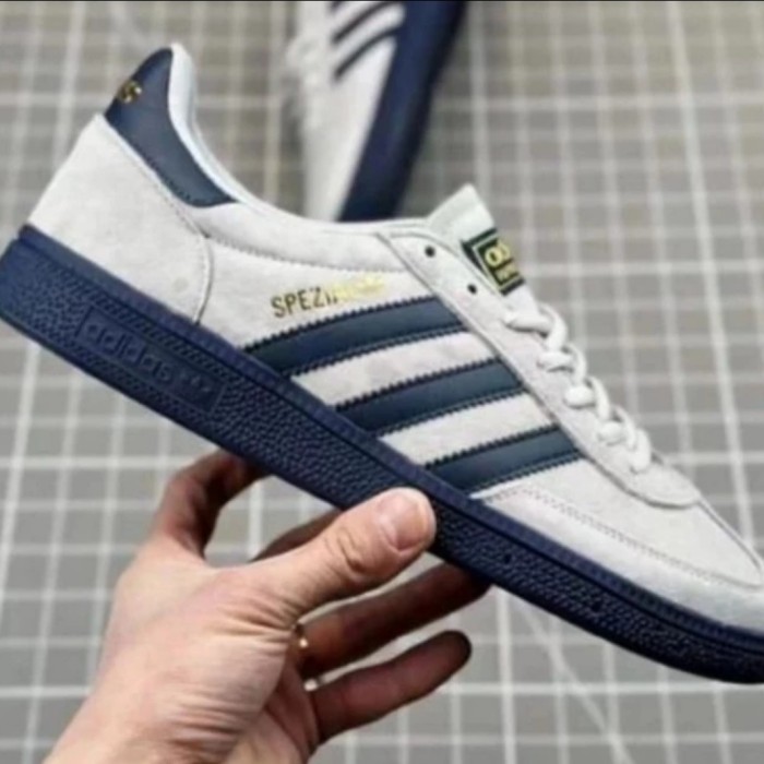 SEPATU ADIDAS HANDBAL SPEZIAL GREY LIST NAVY ORIGINAL VIETNAM BNIB