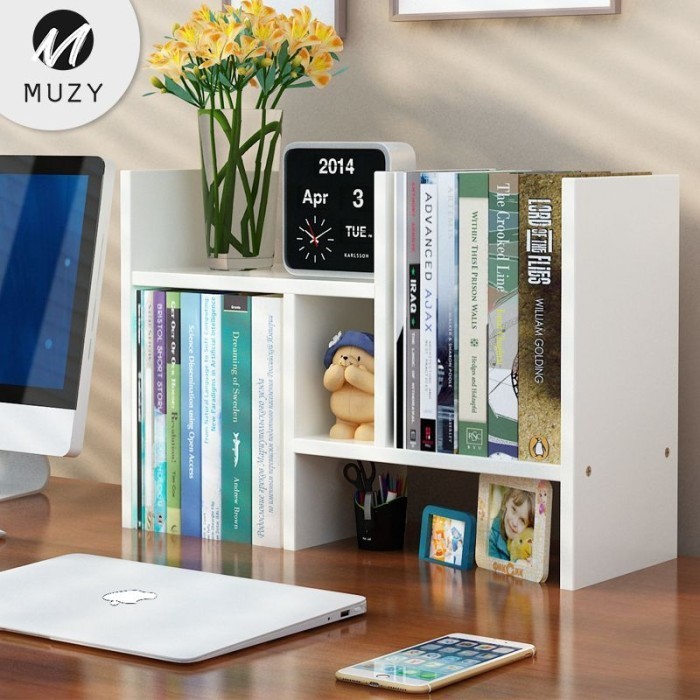 MUZY RAK BUKU MINI PORTABLE MINIMALIS RAK SERBAGUNA HRB101