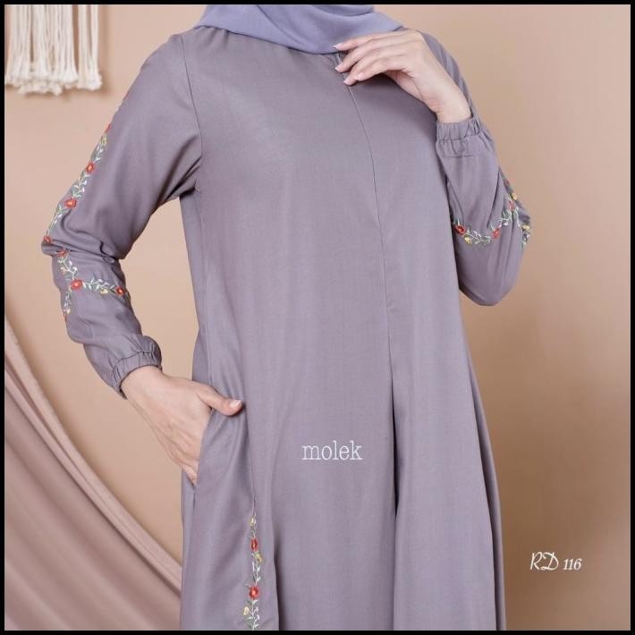(PROMO) Gamis warna molek RD0116 Silahkan diorder