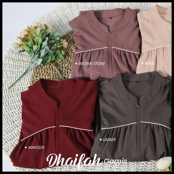 DISKON) DHAIFAH Gamis - Khadijah Indonesia #ayranashwa #KhadijahIndonesia Silahkan diorder