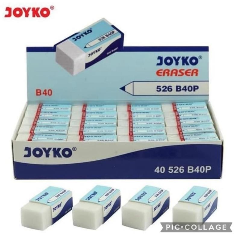 

Penghapus Joyko Putih / Eraser B40Bp / Penghapus Kecil Joyko Shuamiyrtu
