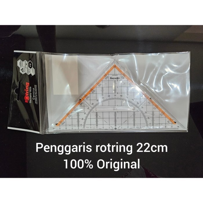 

penggaris ROTRING 32cm penggaris segitiga ROTRING pegangan 22 cm 32cm