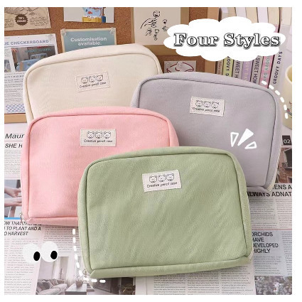 

8-Layer Super Large Capacity Pencil Case Kawaii Canvas Pencil Box Pen