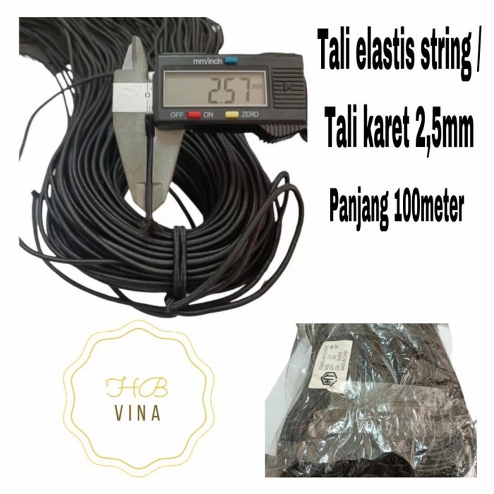 

100Meter Tali Elastis String 2,5Mm / Tali Karet Elastis 2,5Mm
