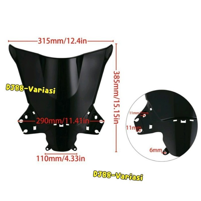 NEW ARRIVAL WINDSHIELD CBR 250R THAILAND VISOR JENONG CBR 250 CBU THAILAND OLD KAC