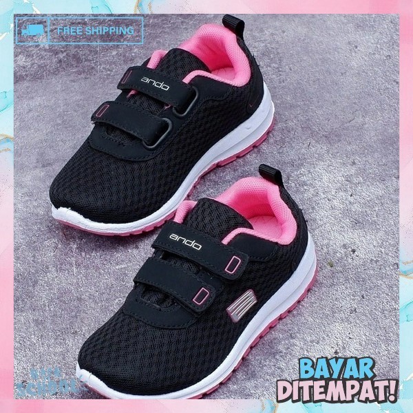 Sepatu Anak Perempuan Import Sepatu Sekolah Kekinian Spatu Sekolah Anak Cewek Sneaker Murah Srs Kids