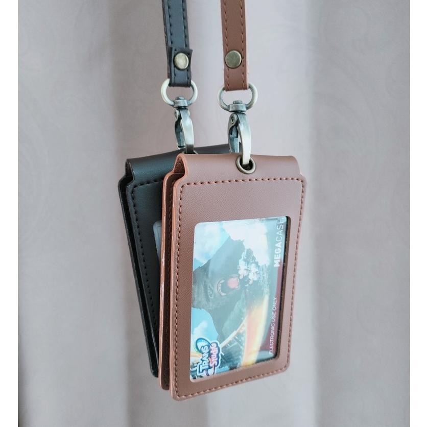 

ID CARD NAME TAG KULIT HOLDER DOUBLE FLIP MAGNET TERBARU KEKINIAN TERBARU